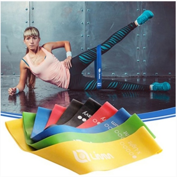 Exercise Resistance Loop Bands - Set of 5 - Picture 1 of 3